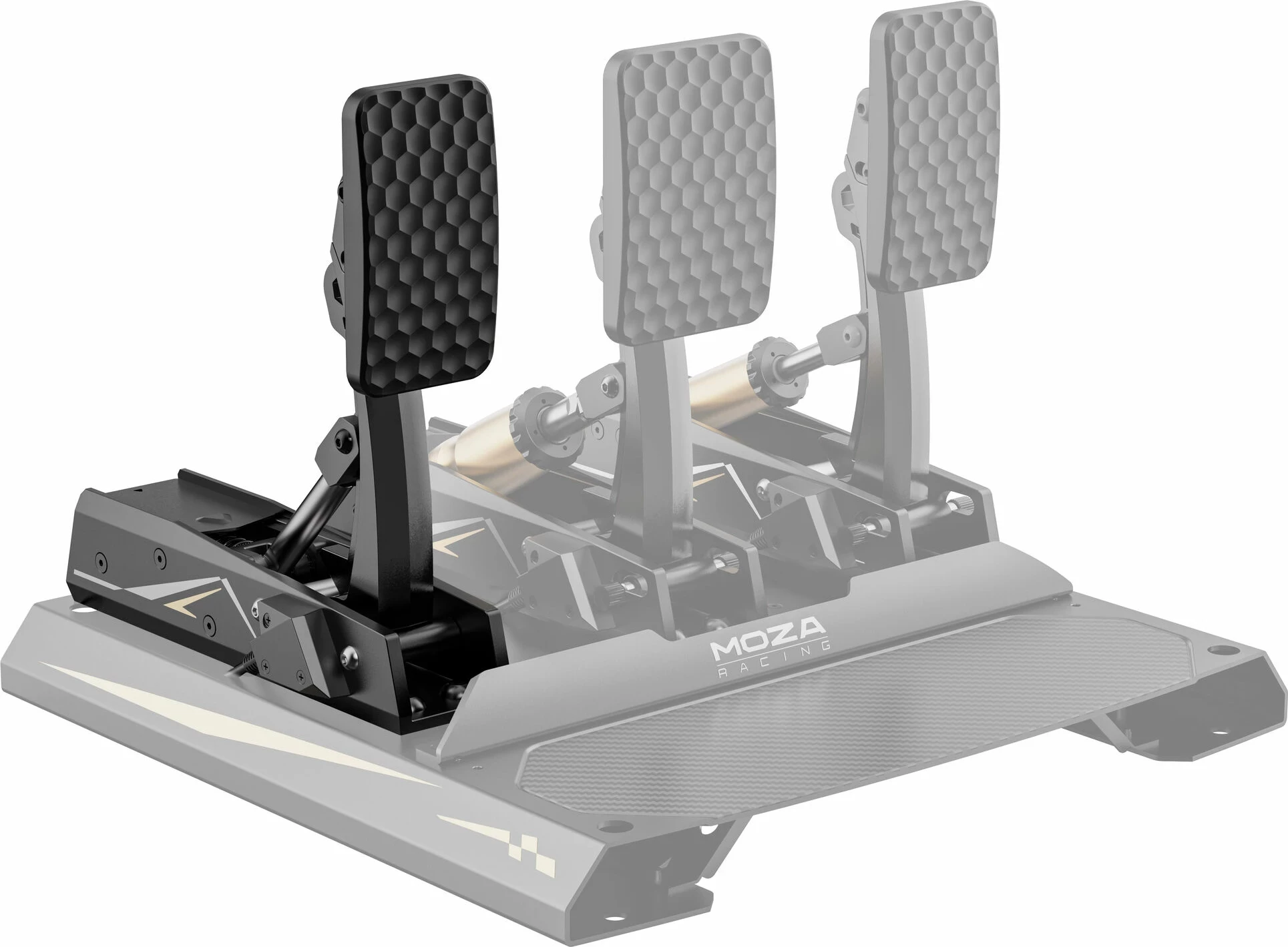 Pedal tufë Moza CRP2 RS067, USB, për PC (Windows), i zi