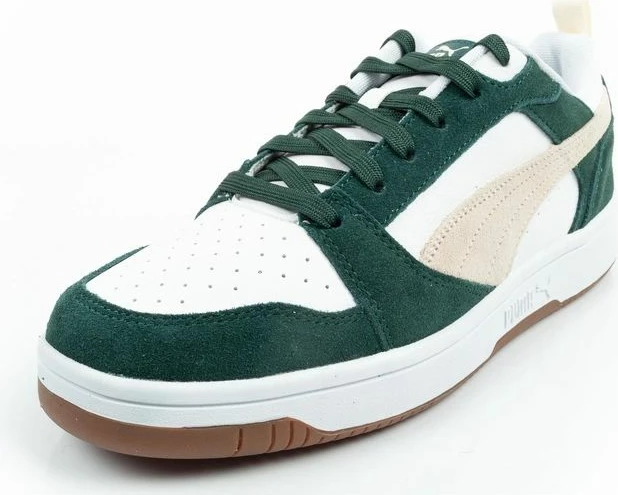 Atlete për meshkuj Puma Rebound v6, të bardha/jeshile