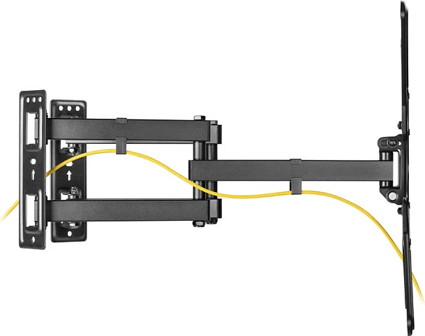 Mbajtëse muri për TV/monitor EQUIP, 23-55", 6 nyje, VESA 200x100-400x400, deri 45kg, e zezë