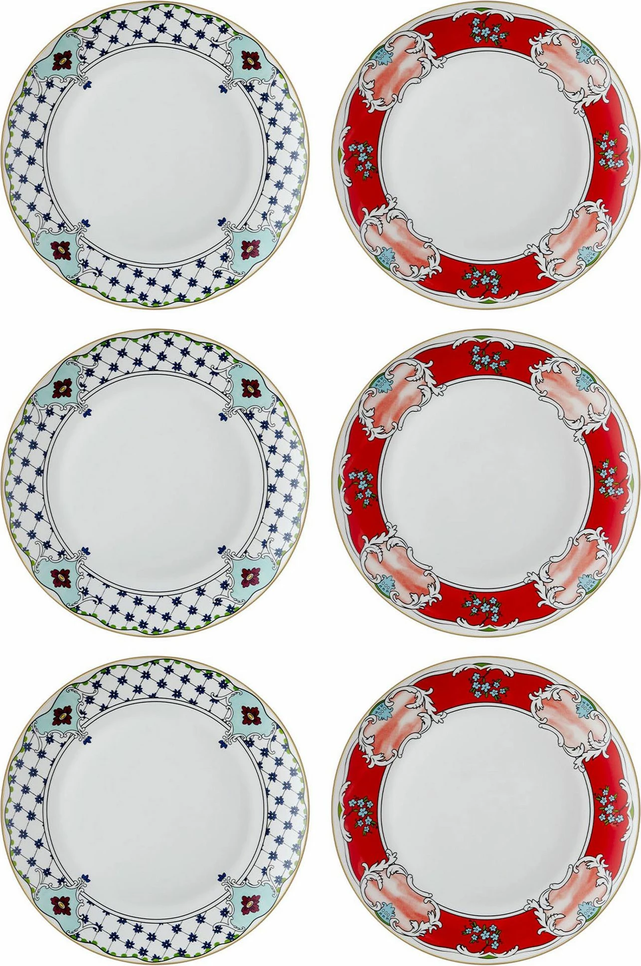 Set pjatash shërbimi (6 copë), Hermia, DNR0058