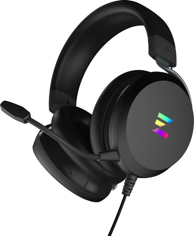 Kufje gaming Zalman HPS610 RGB, 3.5mm, kabllo 2.2m, të zeza