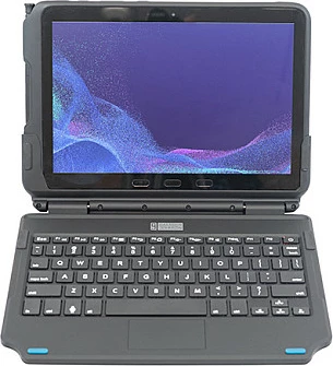 Tastierë docking GAMBER JOHNSON për Samsung Tab Active4/Active4 Pro, QWERTY US, me touchpad, e zezë