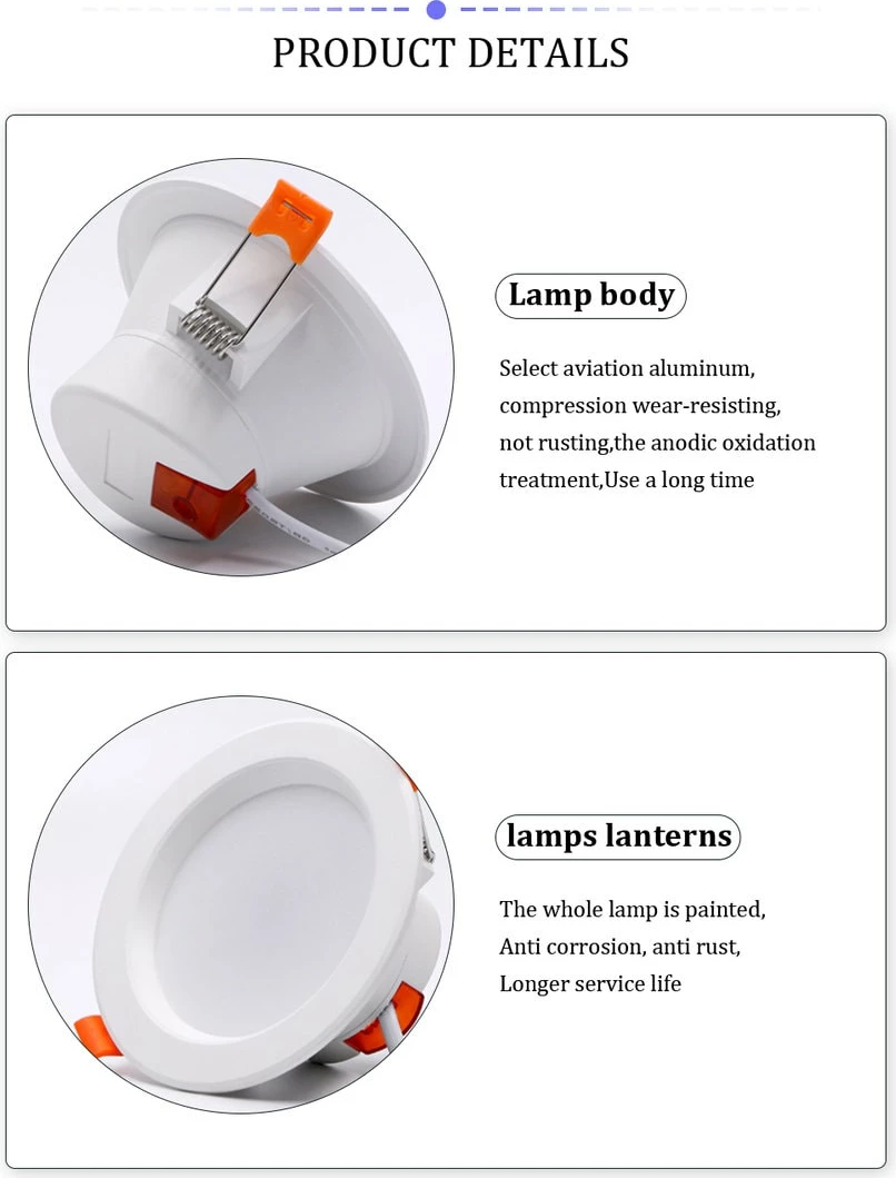 Llambë Tech Time WIFI Downlight Smart LED Bulb- Smart Tuya APP ( 7w)