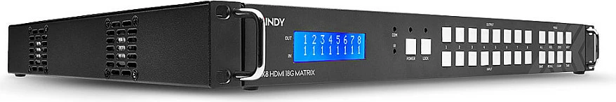 Switch HDMI Matrix LINDY 8x8, 4K@60Hz, HDMI 2.0, 18Gbps, Video Wall Scaling