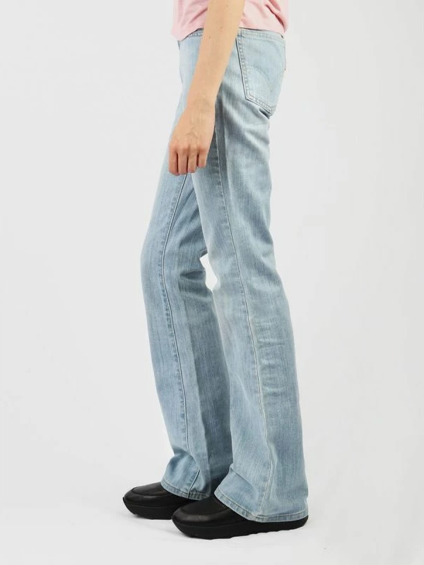 Pantallona Levi's Bootcut për femra, blu [Madhësia: W26 L34]