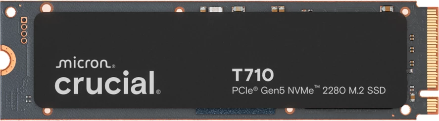 SSD Crucial T710 2TB PCIe Gen5 NVMe M.2 2280, e zezë