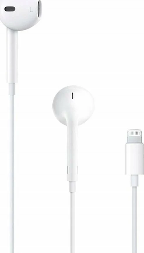 Kufje Apple EarPods MWTY3ZM/A, Lightning, me mikrofon dhe remote, të bardha