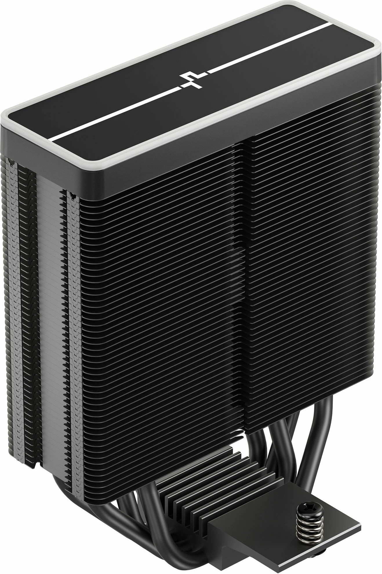 Ftohës CPU Deepcool AG400 BK ARGB V2 (R-AG400-BKAMMN-GJD) 120mm, 4 heatpipe, 220W TDP, i zi