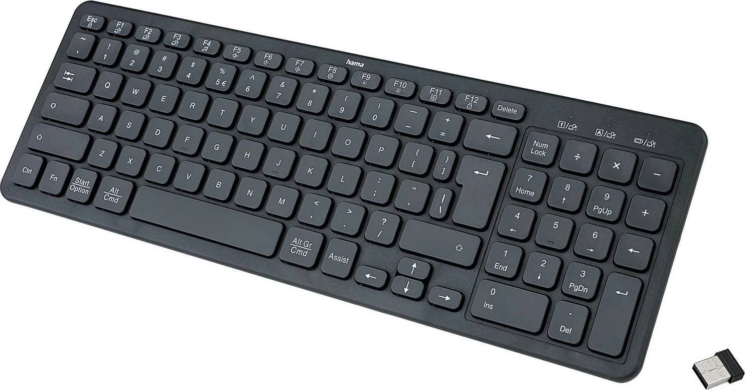 Tastierë Hama multi-device WK-300, e zezë