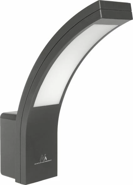 Llampë muri LED Maclean MCE343 10W 800lm IP54 4000K, gri, me aksesorë montimi