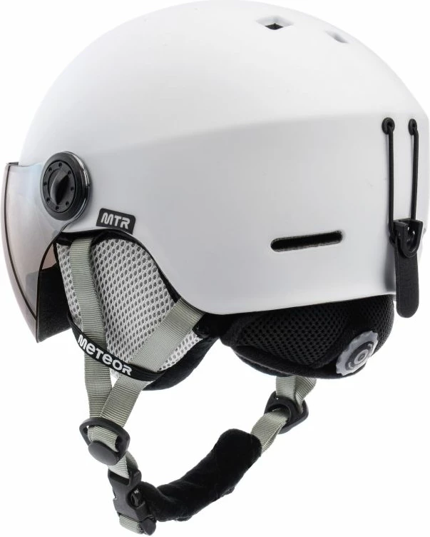 Helmetë skijimi Meteor për të gjithë, e bardhë [Madhësia: Standarde]