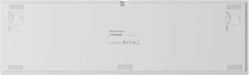 Tastierë mekanike Genesis Thor 404, Outemu Peach Silent, RGB, full-size, e bardhë