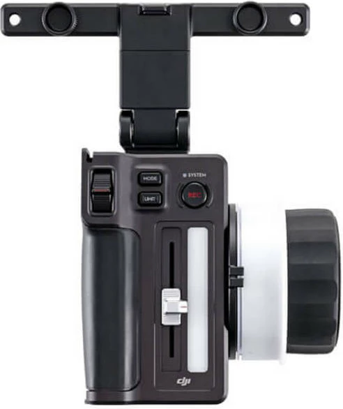 Kontrollues fokus DJI Three-Channel Follow Focus për Ronin 4D, me mbajtëse monitori dhe 3 unaza gome