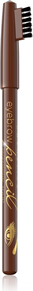 Laps për vetulla me brushë Eveline Cosmetics kafe 1 copë