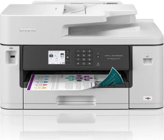 Printer multifunksional Brother MFC-J5345DW 4-në-1 Inkjet A3 me WLAN, i zi