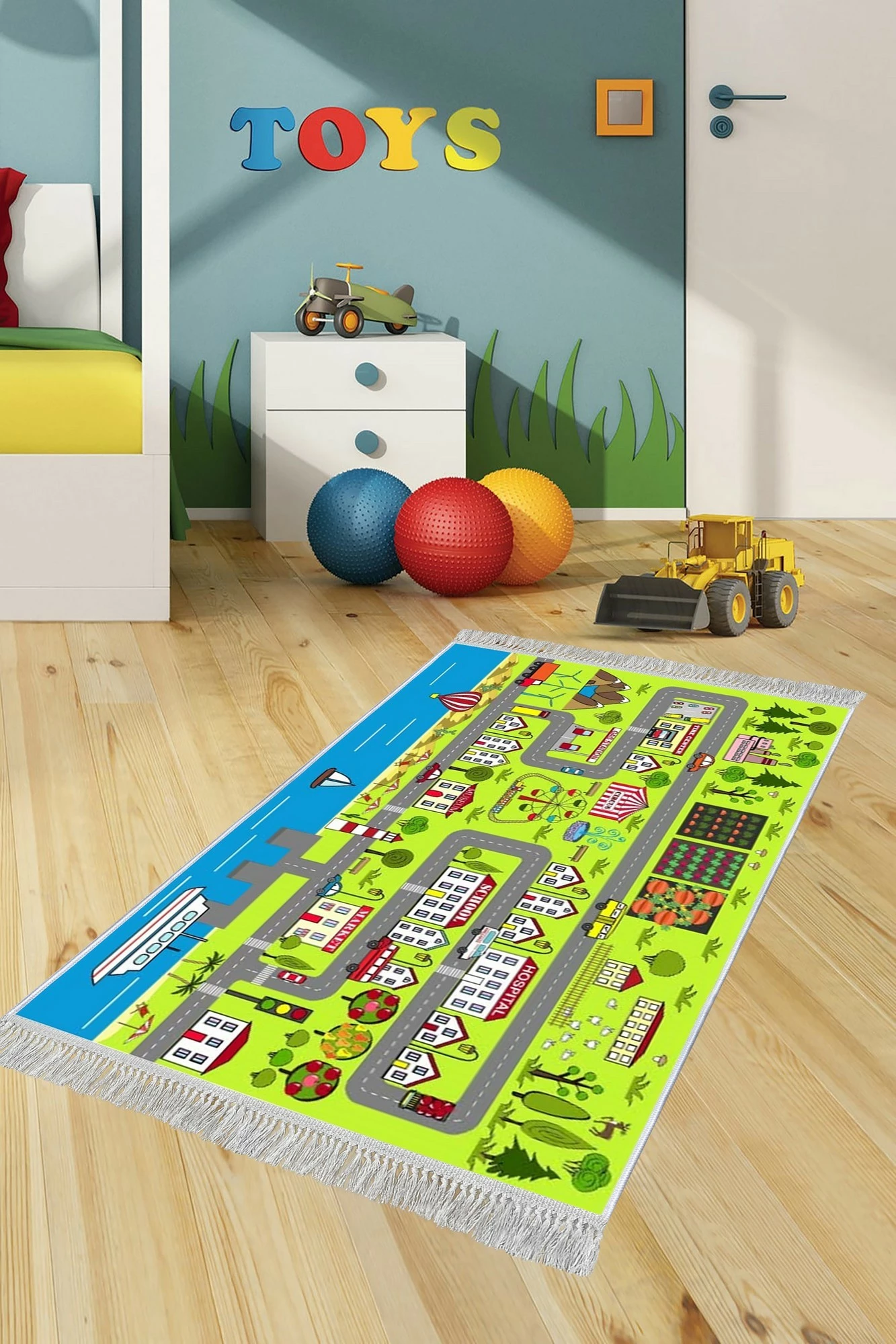 Qilim për fëmijë, shumëngjyrësh, Conceptum Hypnose ELS546, 140x220cm