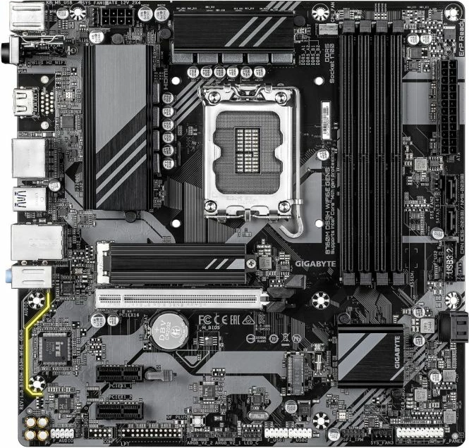 Pllakë amë GIGABYTE B760M DS3H WF6E GEN5, LGA1700, DDR5 deri 192GB, mATX, Wi-Fi 6E