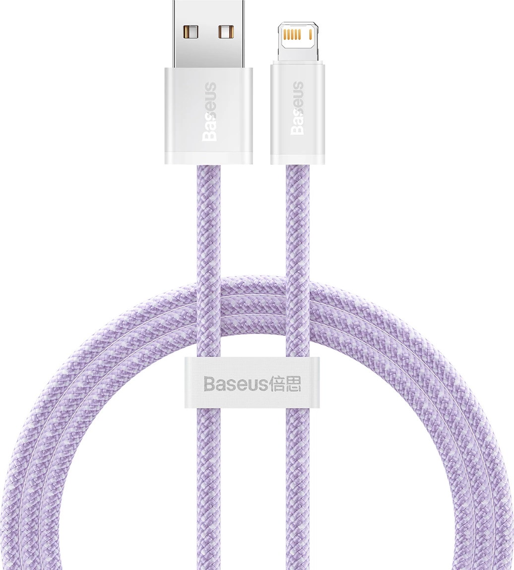 Kabllo USB në Lightning Baseus Dynamic CALD000405, 1m, vjollcë
