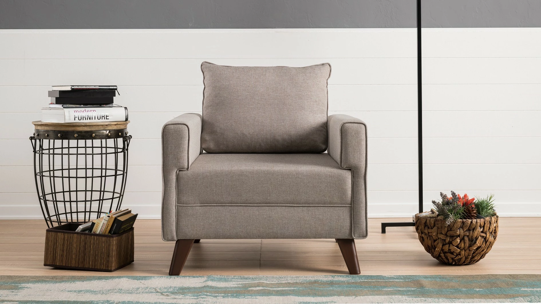 Fotel një vendësh Atelier del Sofa, Bella, krem