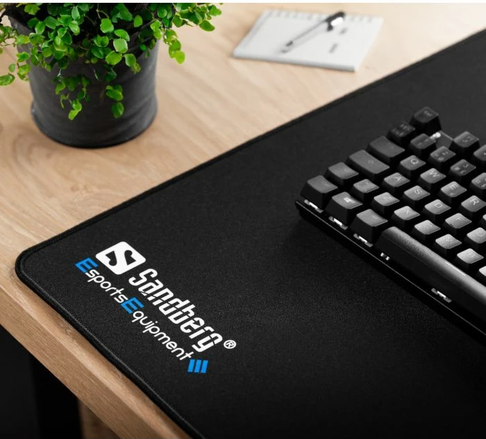 Mauspad Sandberg Gamer Desk Pad XXXL 520-27 90 x 45 cm, e zezë