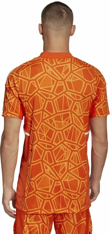 Fanellë adidas Condivo 22 për portier, me mëngë të shkurtra, portokalli
