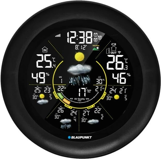 Stacion moti Blaupunkt WS65BK APP, me ekran LCD, i zi