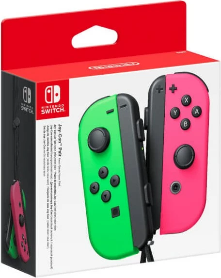 Set kontrollorësh Nintendo Joy-Con për Switch, Gjelbër/Rozë