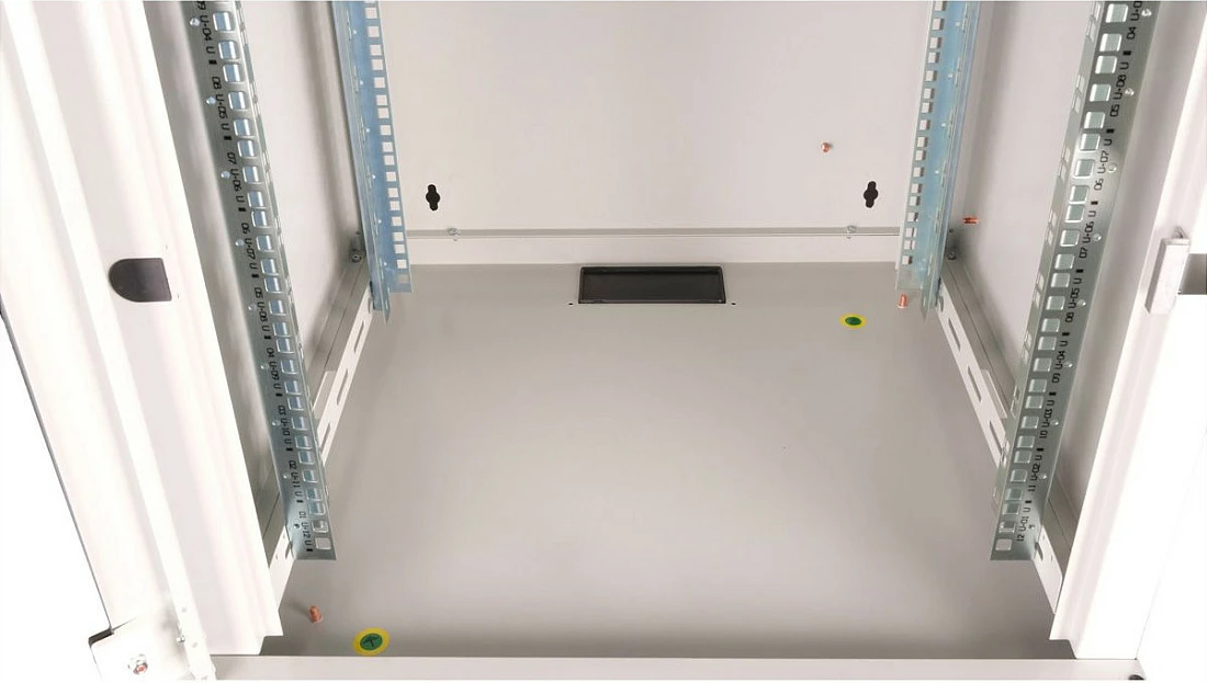 Kabinet muri 19" ROLINE Pro 12U, 600x600, derë xhami, hiri