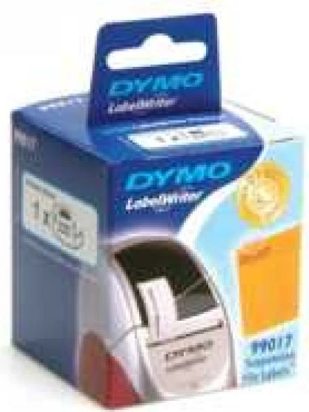 Etiketa vetëngjitëse, Dymo, 99017 Suspension File (S0722460) LabelWriter, pa BPA, FSC Mix, e bardhë