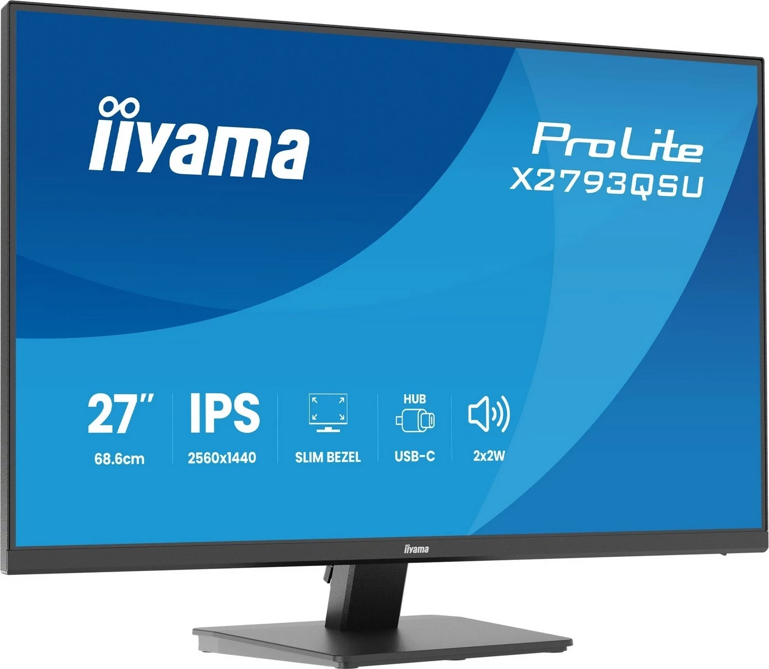 Monitor iiyama ProLite X2793QSU-B1, 27", IPS, QHD 2560x1440, 75Hz, 1ms, i zi