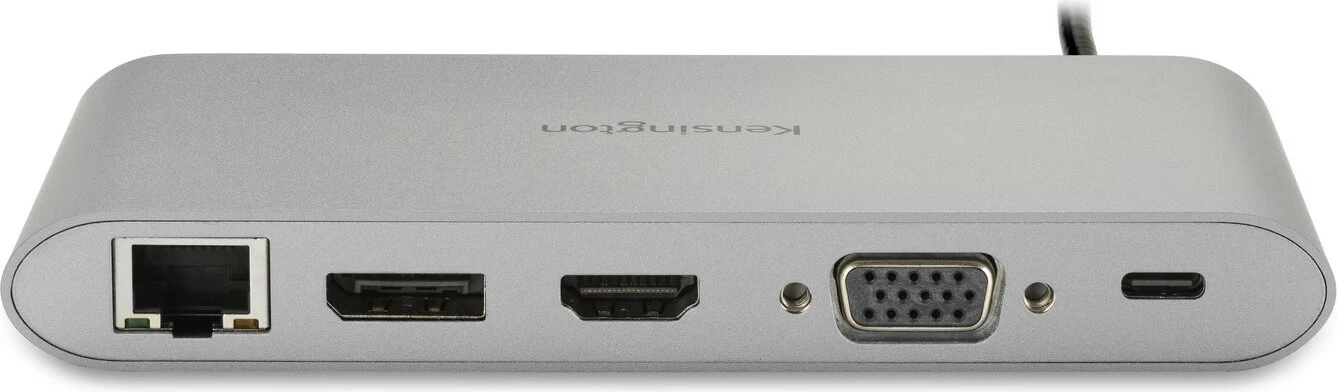 Dock USB-C Kensington UH1440P, 5Gbps, 85W, DP/HDMI/VGA, Argjendtë