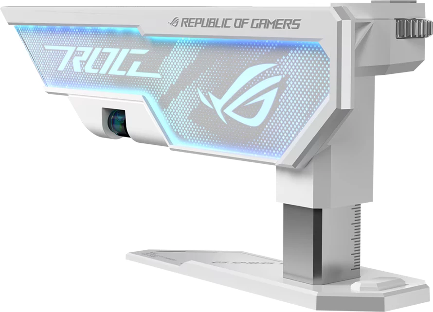 Mbajtëse për kartelë grafike ASUS ROG Herculx XH01, 72-128 mm, ARGB Aura Sync, e bardhë