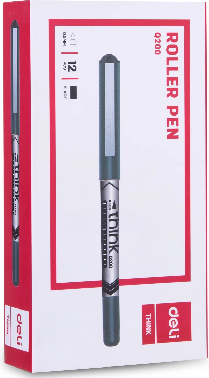 DELI KIMIK BALLPOINT Q00320 BLACK 0.7 1/12