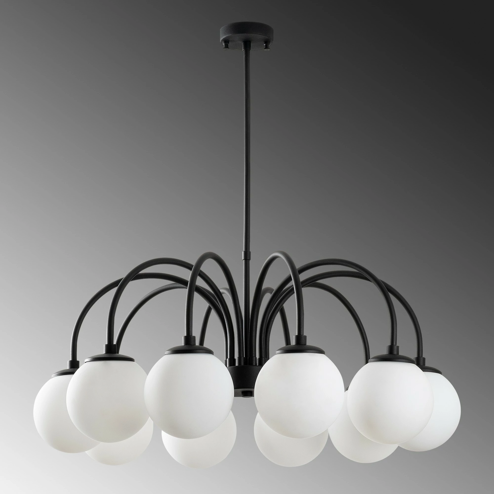 Llambadar modern Opviq, ngjyrë e zezë, Sferıs - 13940