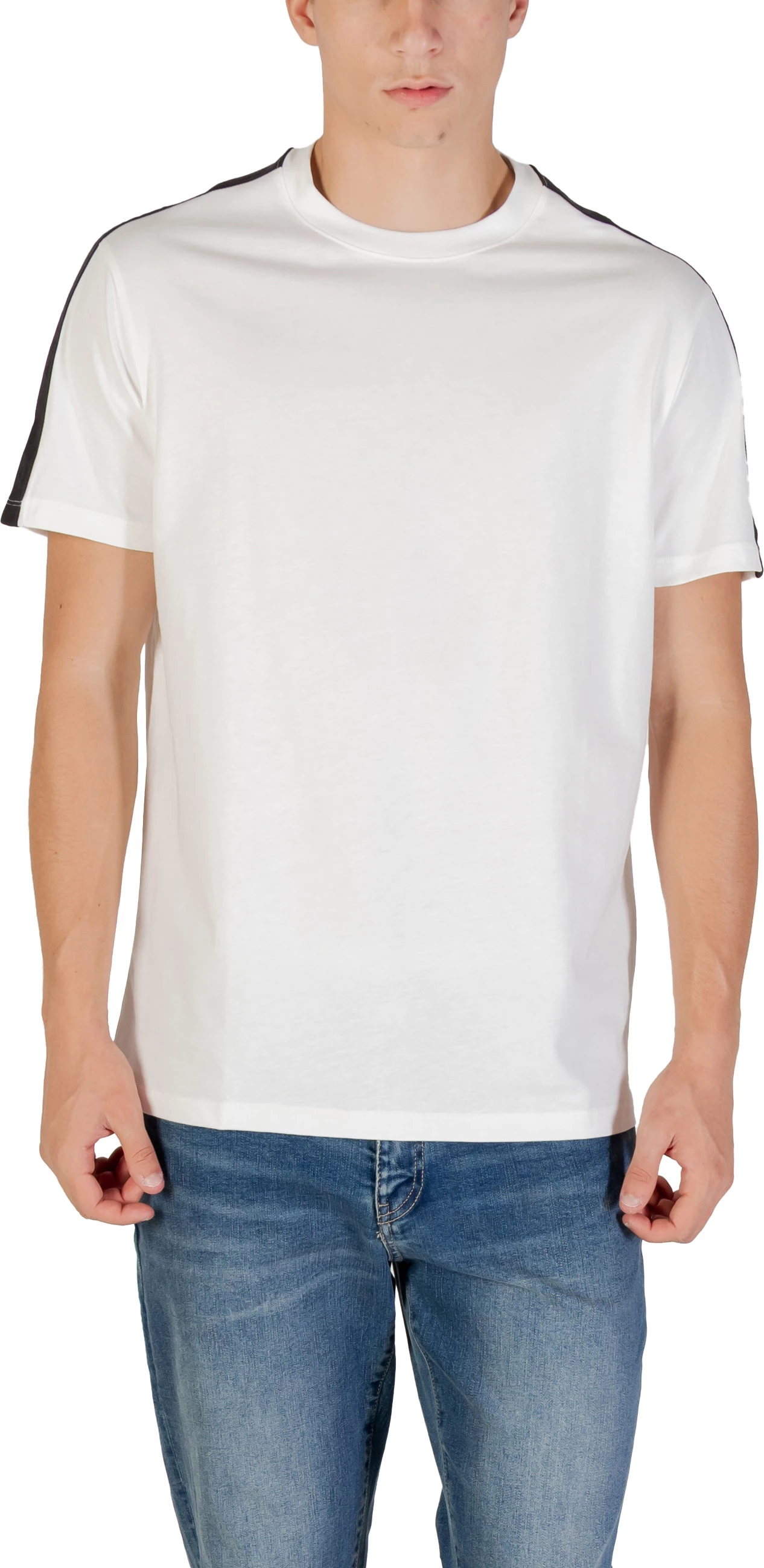 Maicë për meshkuj Armani Exchange XM001283 AF10361, krem e çelët