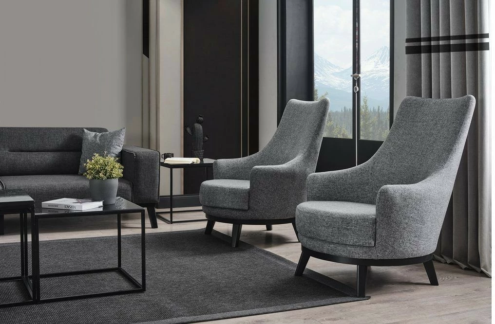 Divan-krevat treshe, ngjyrë gri e çelët, Atelier del Sofa, Bali 3 Seater