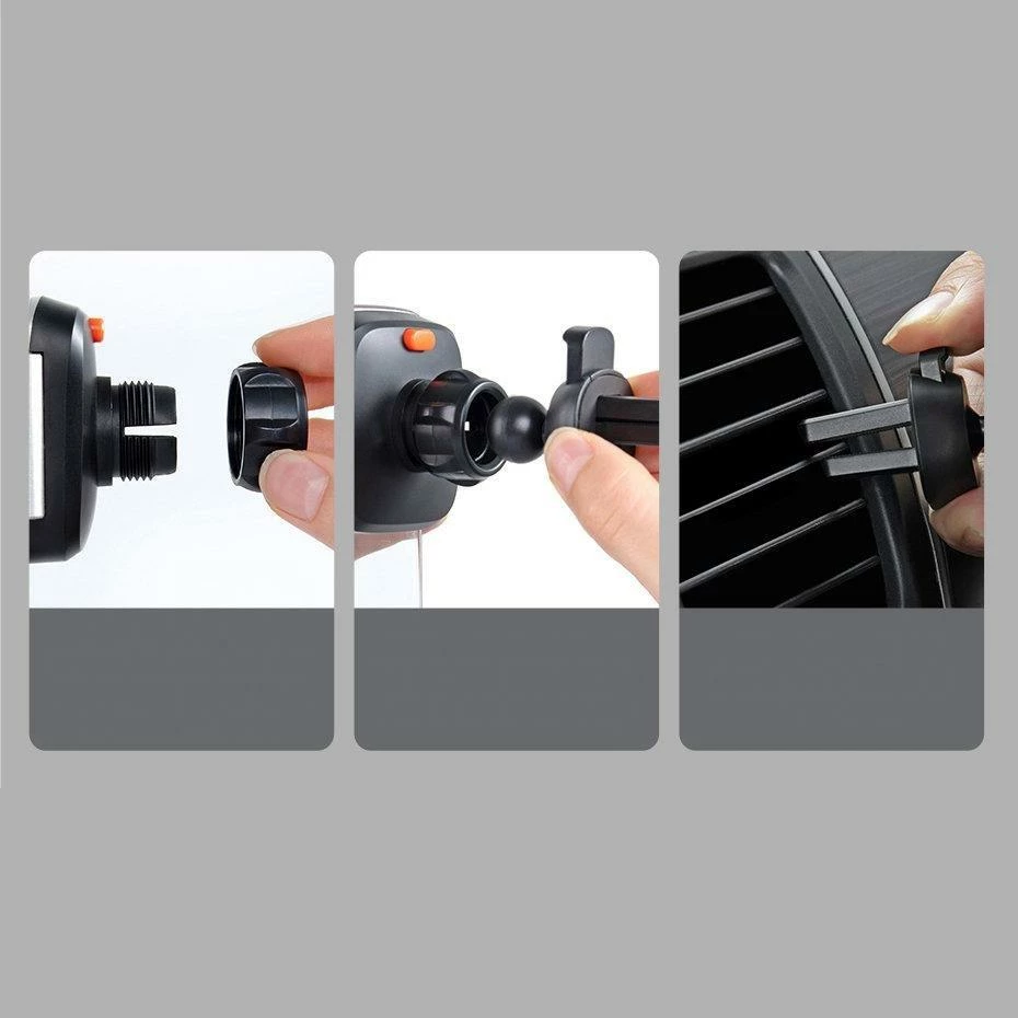 Mbajtës telefoni për makinë Baseus Easy Control Clamp SUYK000-001, i zi
