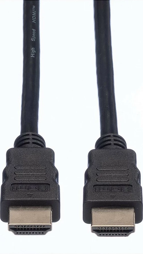 Kabllo HDMI ROLINE High Speed me Ethernet, 3 m, e zezë