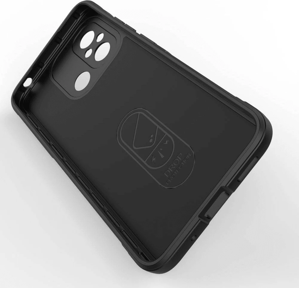 Mbështjellës silikoni ONASI Wave 17553 për Xiaomi Redmi 12C, me rreshtim mikrofibre, vjollcë