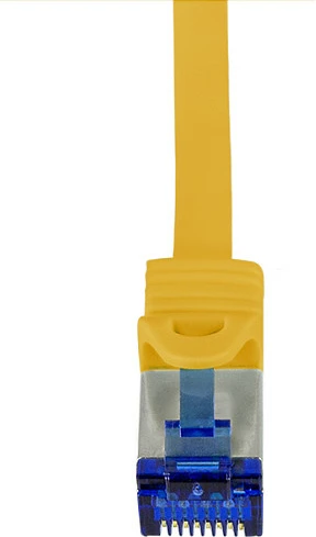 Kabllo rrjeti LogiLink Ultraflex Cat.6A S/FTP 1 m, e verdhë