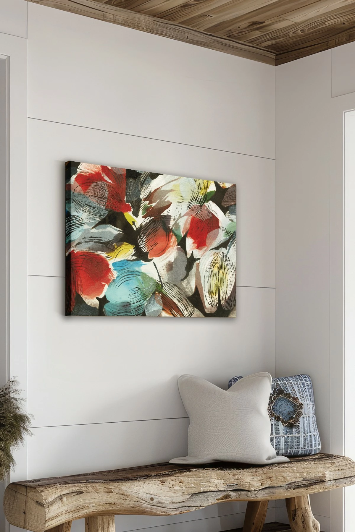 Pikturë dekorative në kanavacë, shumëngjyrëshe, Wallity, Ersyfdc129, 50x70cm