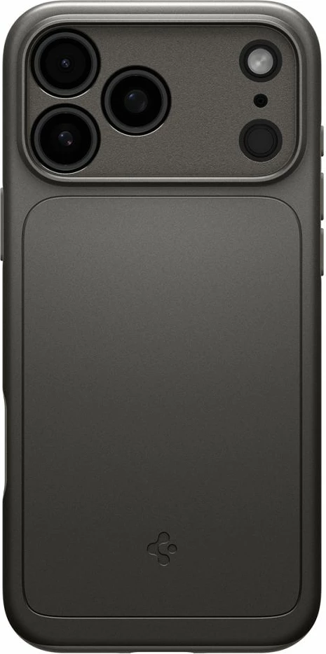 Mbështjellës, Spigen, Thin Fit MagSafe, për iPhone 17 Pro Max, polikarbonat, ultra i hollë, me MagSafe, gri