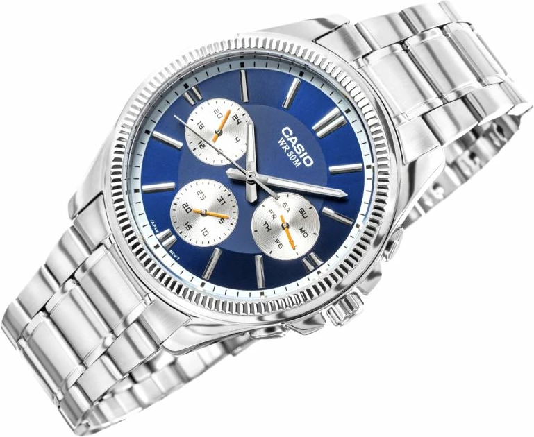 Orë dore për meshkuj CASIO, argjendtë