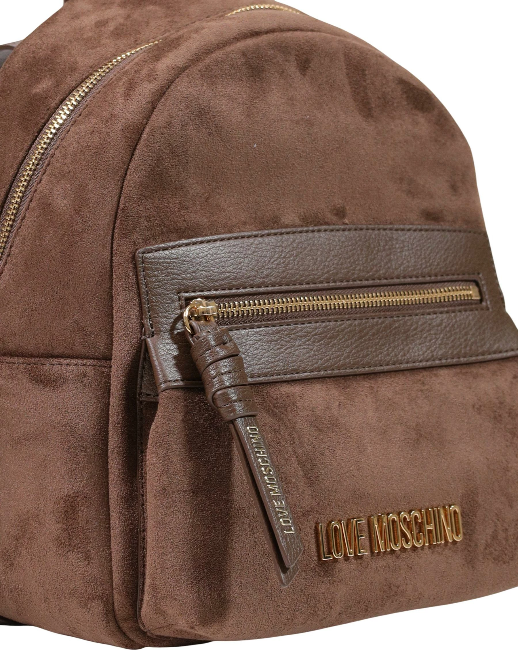 Çantë shpine Love Moschino JC4093PP për femra, kafe