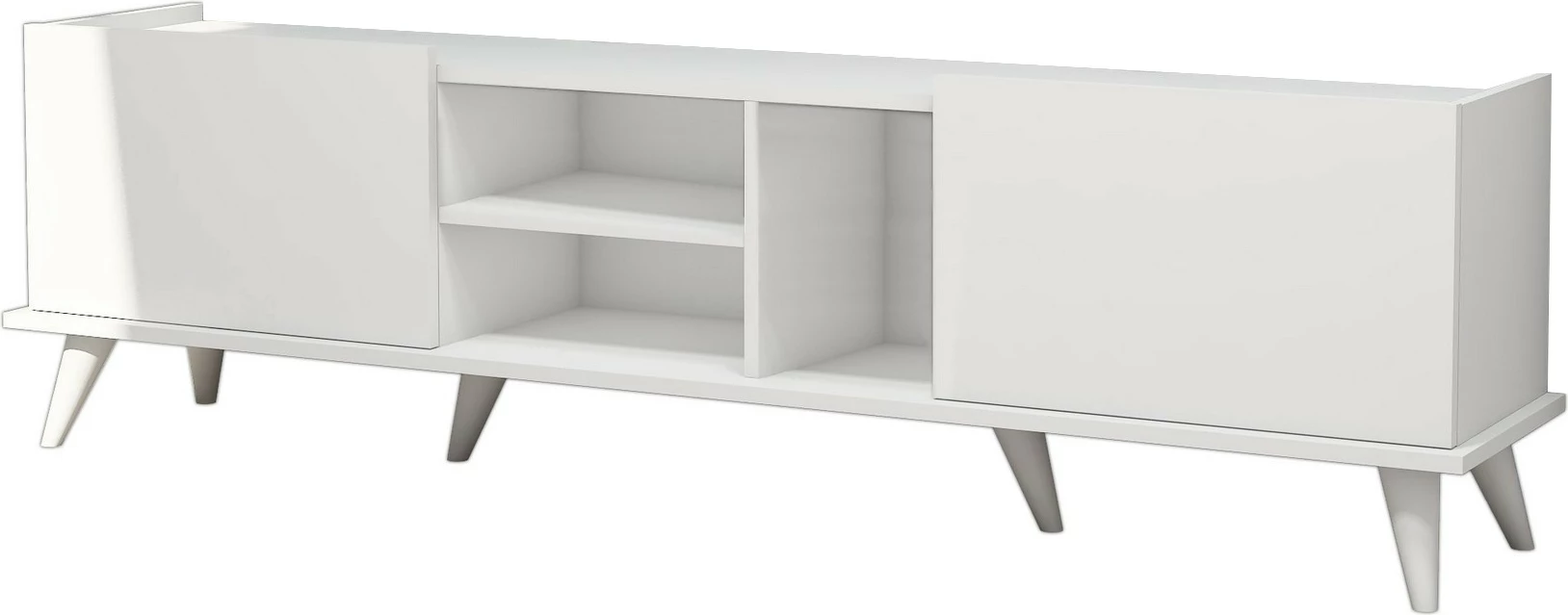 Komodë TV Hanah Home, Elegante 1320, e bardhë, 180x52x34cm