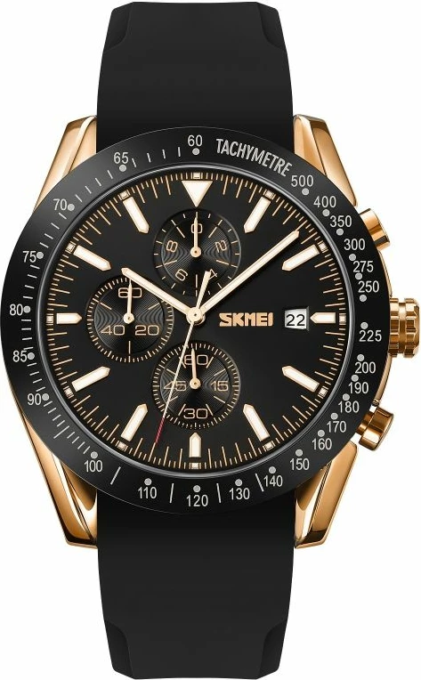 Orë dore për meshkuj Skmei, e zezë