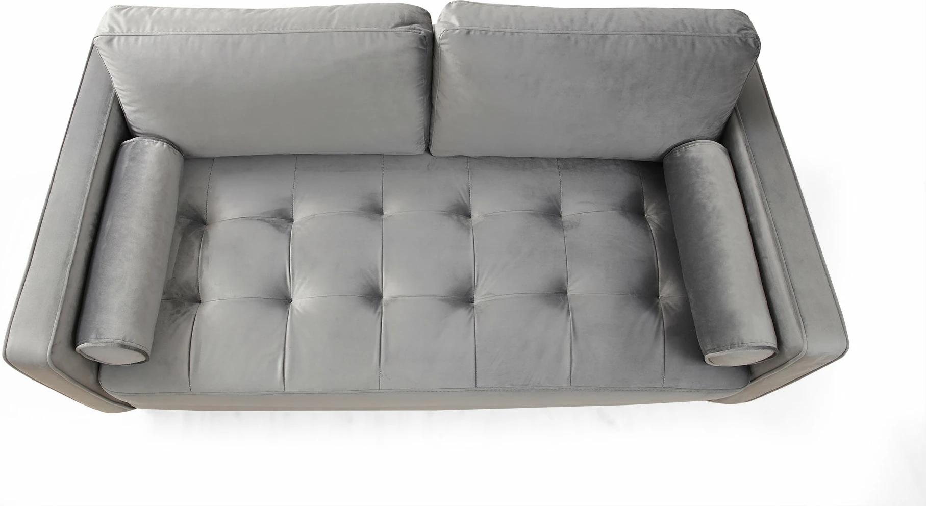 Divan dyvendësh Atelier del Sofa, ngjyrë gri e çelët, Rome