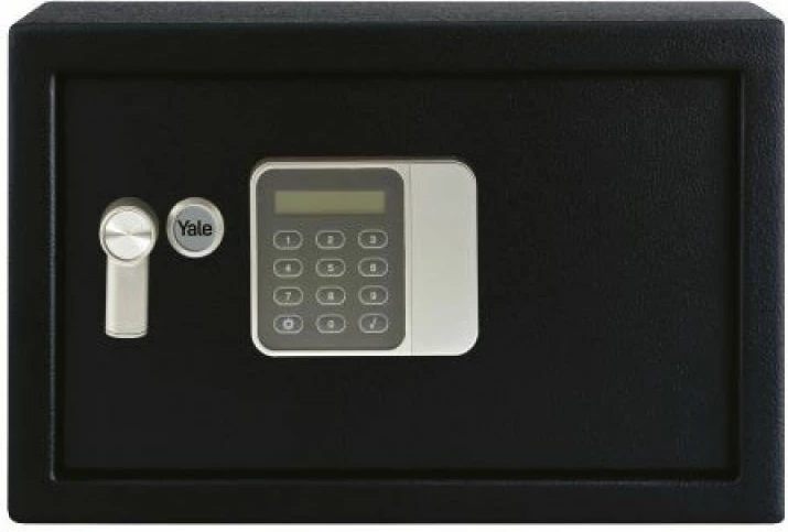 Kasafortë elektronike Yale, e zezë