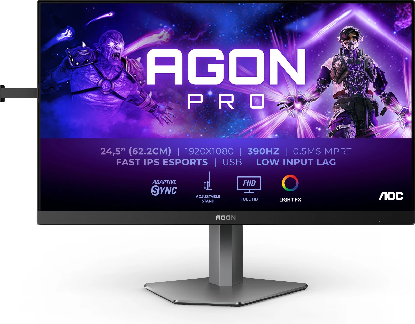 Monitor gaming AOC AGON PRO AG256FS 24.5 inç FHD 390Hz i zi