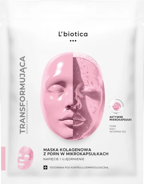 Maskë për fytyrë për femra L'biotica Collagen Mask me PDRN në Mikrokapsula, 1 copë